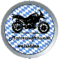 Motorradfreunde-weissblau